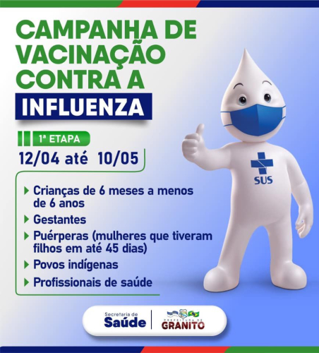 Influenza: Campanha de vacinação 2021