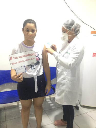 Vacinação COVID-19 - Funcionários da Limpeza Urbana.