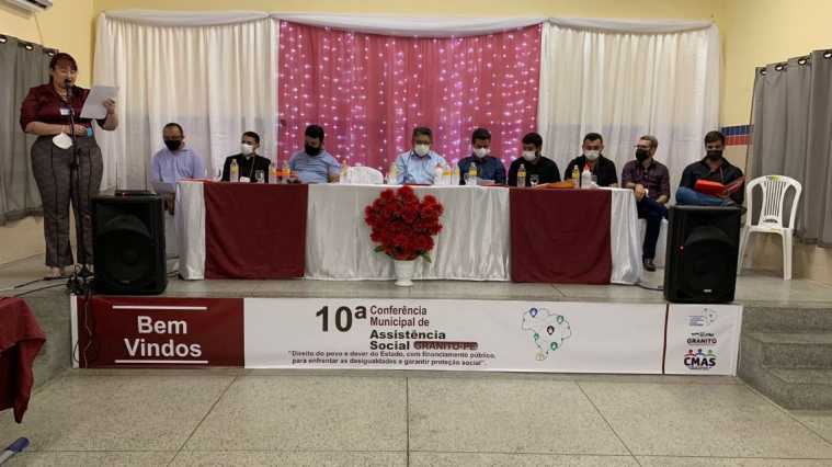 Evento da 10ª Conferência Municipal de Assistência Social.