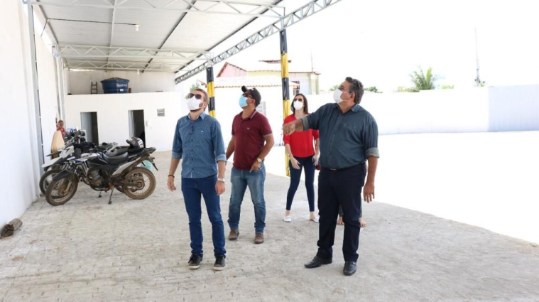 Obra de conclusão da Garagem Municipal.