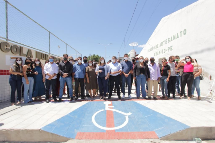 Inauguração da obra de reconstrução do Calçadão Municipal.