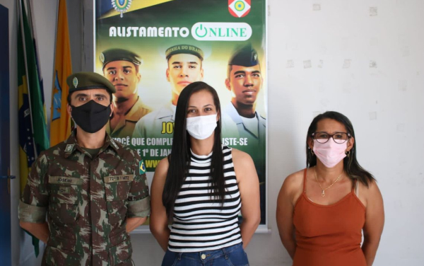 Visita do primeiro-tenente, Josemi Borges de Mouras.