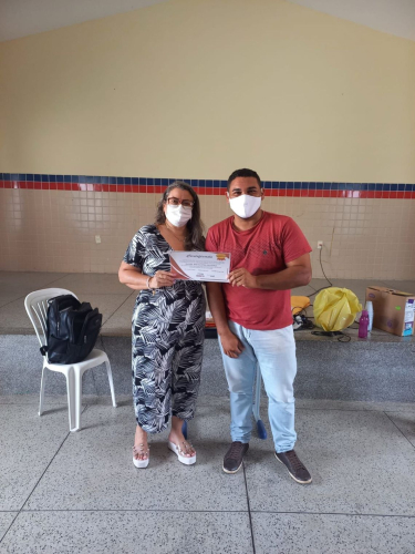 Registros do curso de qualificação.