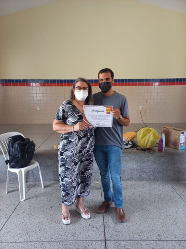 Registros do curso de qualificação.