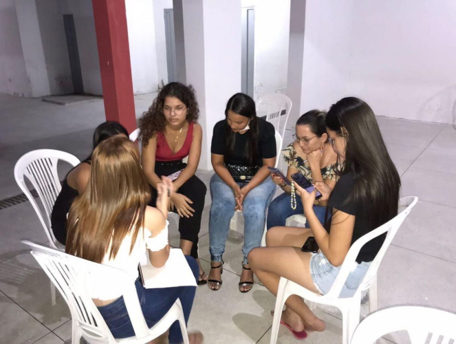 Registros das oficinas “Fatores para se desenvolver o empreendedorismo” e “WhatsApp Business” como ferramenta de trabalho para os empreendedores granitenses.