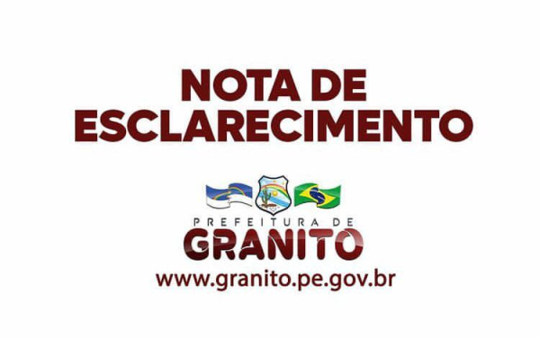 NOTA DE ESCLARECIMENTO!