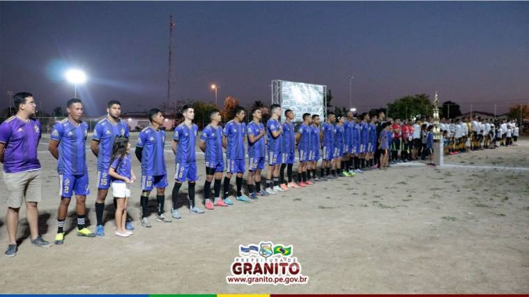 CAMPEONATO DE FUTEBOL DE CAMPO MOVIMENTA ESPORTE EM GRANITO.