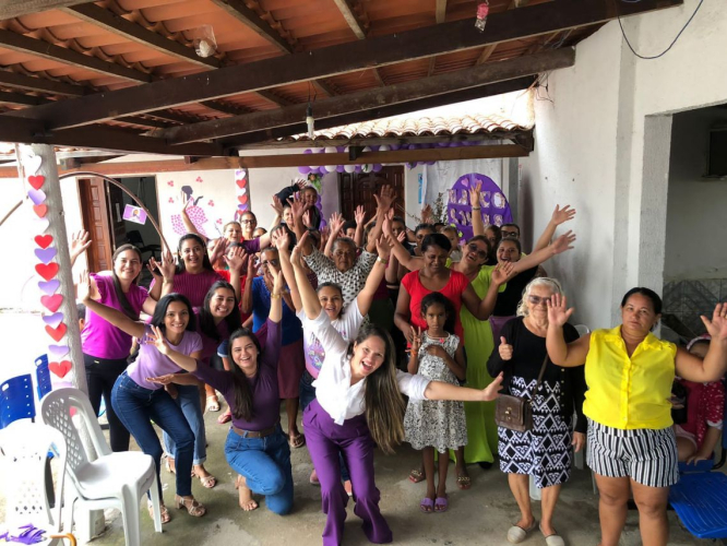 Registros da Campanha Março Lilás 2023.