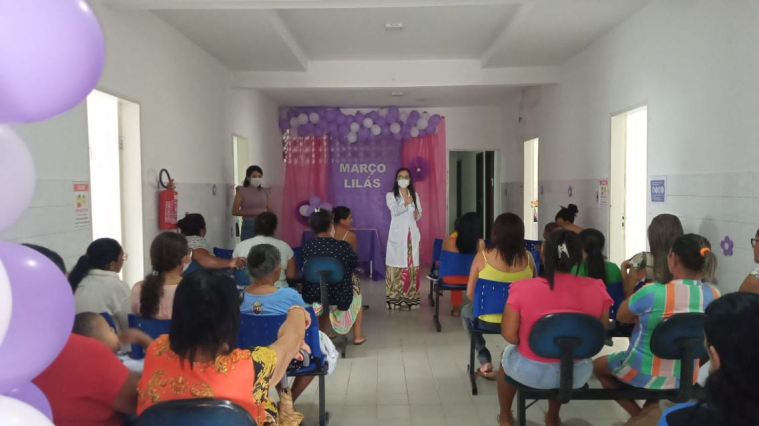 Registros da Campanha Março Lilás 2023.