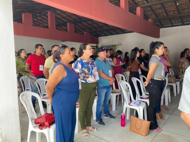 Registros da VI Conferência Municipal de Saúde.