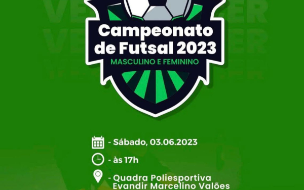 CAMPEONATO DE FUTSAL 2023!
