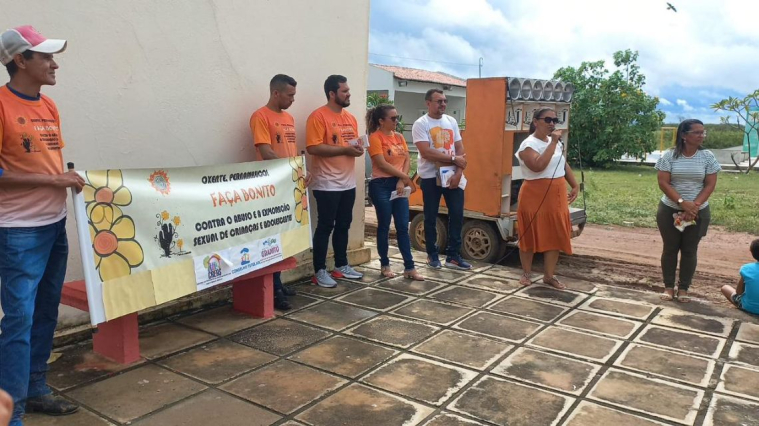 LAGOA NOVA FEZ BONITO NA MOBILIZAÇÃO EM PROL DA CAMPANHA MAIO LARANJA.