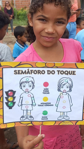 LAGOA NOVA FEZ BONITO NA MOBILIZAÇÃO EM PROL DA CAMPANHA MAIO LARANJA.