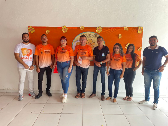 RANCHARIA FEZ BONITO NO ENCERRAMENTO DA CAMPANHA MAIO LARANJA.