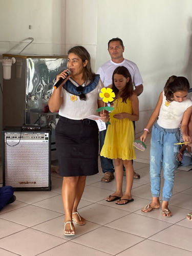 RANCHARIA FEZ BONITO NO ENCERRAMENTO DA CAMPANHA MAIO LARANJA.