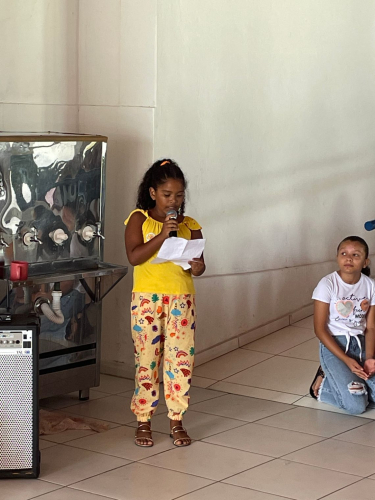 RANCHARIA FEZ BONITO NO ENCERRAMENTO DA CAMPANHA MAIO LARANJA.