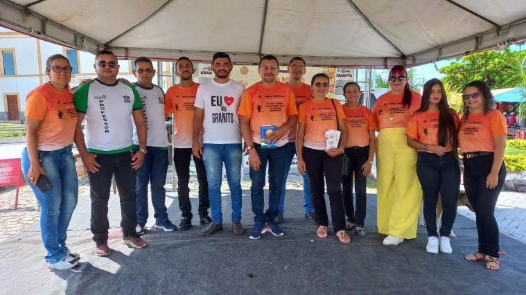 REGISTROS DA MOBILIZAÇÃO EM PROL DA CAMPANHA MAIO LARANJA EM GRANITO!