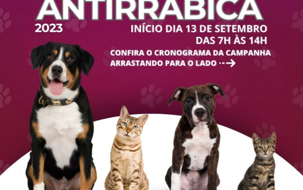 CAMPANHA DE VACINAÇÃO ANTIRRÁBICA!