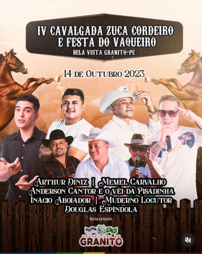 IV CAVALGADA ZUCA CORDEIRO E FESTA DO VAQUEIRO EM BELA VISTA!