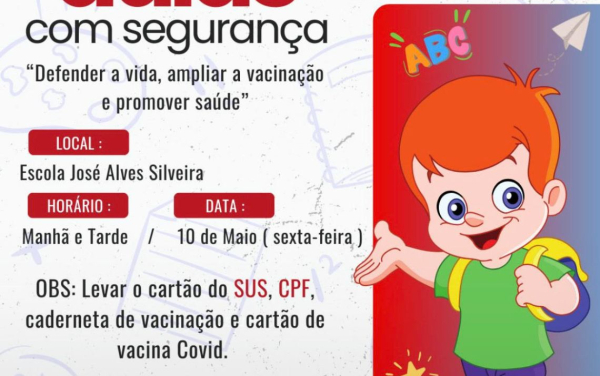 VOLTA ÀS AULAS COM SEGURANÇA!