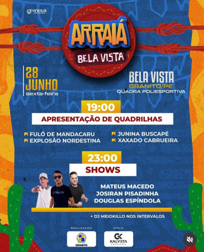 ARRAIÁ DA BELA VISTA!