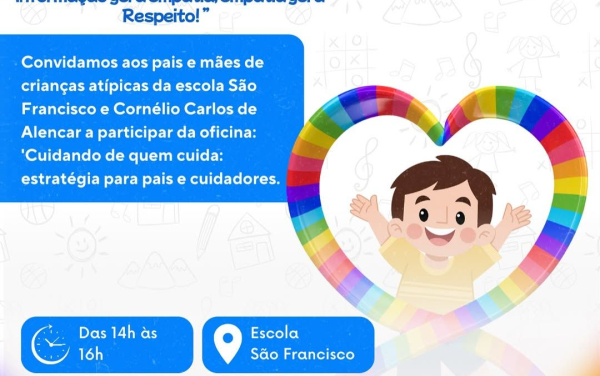 Prefeitura de Granito realiza oficina voltada a pais e cuidadores de crianças atípicas