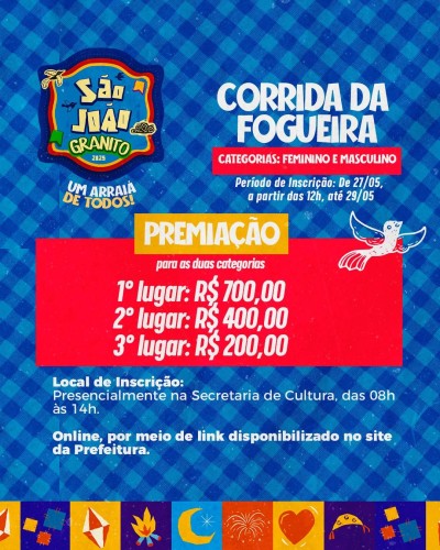 Atenção Competidores