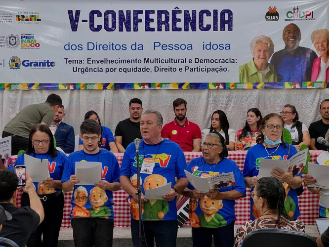 Granito realiza a V Conferência dos Direitos da Pessoa Idosa com foco em equidade, participação e dignidade
