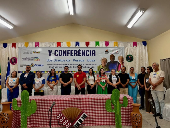 Granito realiza a V Conferência dos Direitos da Pessoa Idosa com foco em equidade, participação e dignidade