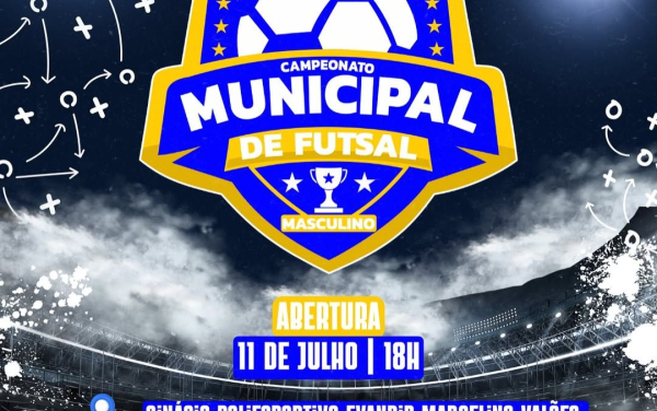 Campeonato Municipal de Futsal Masculino 2025 começa nesta quinta-feira em Granito